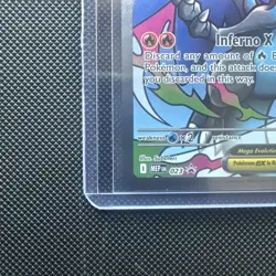 Pokemon Card PHANTASMAL FLAMES MEGA CHARIZARD X EX 023 ENG BLACK STAR PROMO - Image 5