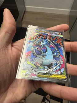 Pokemon Card PHANTASMAL FLAMES MEGA CHARIZARD X EX 023 ENG BLACK STAR PROMO - Image 3