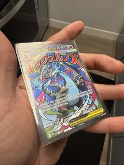 Pokemon Card PHANTASMAL FLAMES MEGA CHARIZARD X EX 023 ENG BLACK STAR PROMO - Image 4