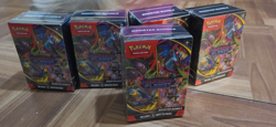 5x LOT Pokemon Mega Evolution Phantasmal Flames Booster Bundle Sealed IN HAND - Image 1