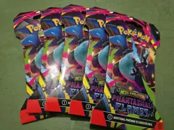 Lot of (5) Pokemon Phantasmal Flames Sleeved Booster Packs Bundle New Sealed - Image 1