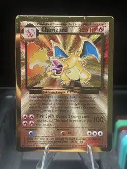 Pokemon TCG Charizard (Celebrations 25th Anniversary UPC Metal Card) 004/102. LP - Image 1