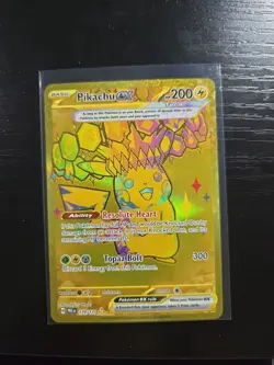Pikachu ex 179/131 - Gold Hyper Rare - Pokemon TCG: Prismatic Evolutions - NM - Image 1