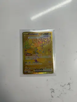 Pokemon TCG Prismatic Evolutions Pikachu EX 179/131 Hyper Rare Gold NM - Image 1