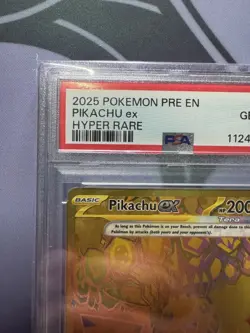 Pokemon TCG PSA 10 Pikachu ex 179/131 Sv: Prismatic Evolutions Gold Hyper Rare - Image 3