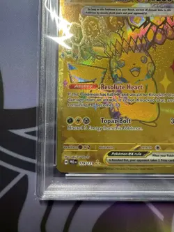 Pokemon TCG PSA 10 Pikachu ex 179/131 Sv: Prismatic Evolutions Gold Hyper Rare - Image 4
