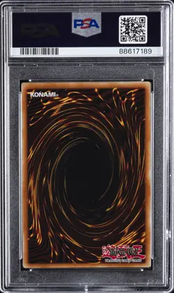 2015 YU-GI-OH! YUGI'S LEGEND DECK: BATTLE CITY #ENB02 DARK MAGICIAN PSA 7 - Image 2