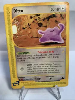 Nintendo Ditto 51/144 Skyridge 2003 E-Series Pokemon Card TCG - Image 1