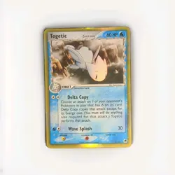 Togetic Pokemon TCG Card English ex Dragon Frontiers Togetic 11/101 Holo Rare - Image 1
