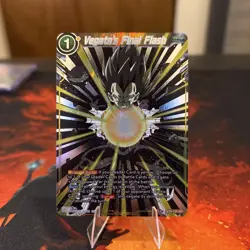Bandai Vegeta's Final Flash Foil Iconic Attack Rare BT9 Dragon Ball Super Card - Image 1