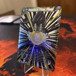 Bandai Vegeta's Final Flash Foil Iconic Attack Rare BT9 Dragon Ball Super Card - Image 2