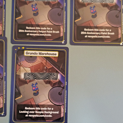 Neopets Grundo Warehouse Bundl 6-Card - Anniversary Petpet - Redemption Code - Image 3