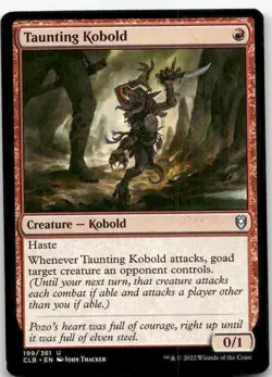 Taunting Kobold, Commander Legends: Battle for Baldur's Gate #199 MTG - Image 1