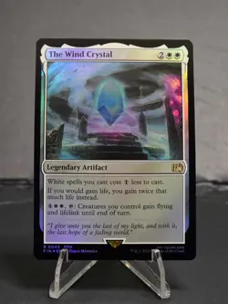 The Wind Crystal MTG Final Fantasy 0043 Rare Foil Magic the Gathering - Image 1