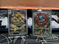 MEGA EVOLUTION Pokemon Center STAMPED Promos Alakazam and Riolu SEALED 2025 ETB - Image 1