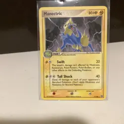 Pokemon Manectric 7/106 EX Emerald Holo Rare 2005 Stage 1 80HP Beast - Image 1