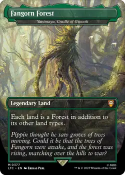 Fangorn Forest - Yavimaya, Cradle of Growth Commander: the Lord of the Rings: Tales of Middle-Earth Foil for sale online - Image 1