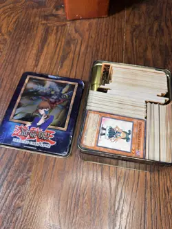 1996 Vintage Empty Collectable Tin Dark Magician Yu-Gi-Oh! Random Bulk X500 53334284394 - Image 1