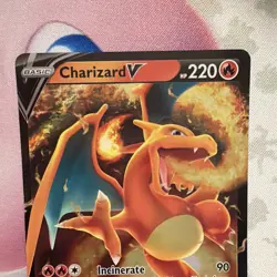 Charizard V 018/159 Crown Zenith Ultra Rare Holo Pokemon TCG Card NM - Image 2