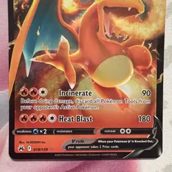 Charizard V 018/159 Crown Zenith Ultra Rare Holo Pokemon TCG Card NM - Image 3