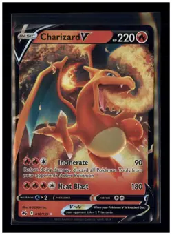 Pokemon Card TCG - Charizard V Crown Zenith 018/159 - Holo Ultra Rare - Image 1