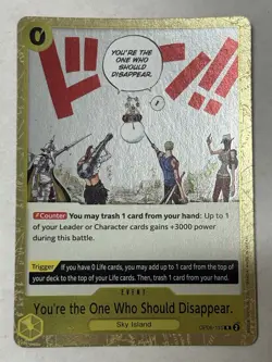 You're the One Who Should Disappear OP06-115 R One Piece Wings of the Captain NM - Image 1