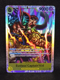 One Piece Eustass"Captain"Kid (112) (OP10-112/162) OP10 Royal Blood FOIL - Image 1