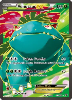 Venusaur EX - 141/146 - Pokemon XY Base Set Full Art Ultra Rare Card NM - Image 1