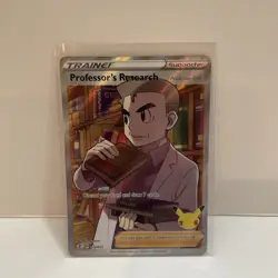 Pokemon TCG Professor's Research 024/025 Celebrations Ultra Rare Full Art NM - Image 1