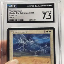 MTG - Legends - Thunder Spirit - Graded - CGC 7.5 - Vintage - Image 3