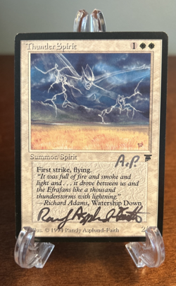 MTG Artist Proof Thunder Spirit Signed by Randy Asplund-Faith English LP AP - Image 1