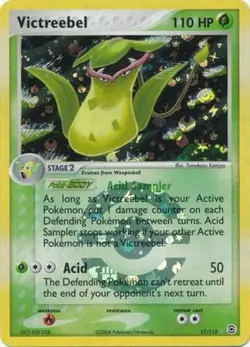 1x (HP) Victreebel - 17/112 - Holo Rare - Reverse Holo FireRed & LeafGreen Pokem - Image 1