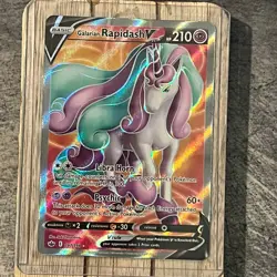 Galarian Rapidash V | Holofoil | 167/198 Chilling Reign Pokemon TCG | NM/LP - Image 1