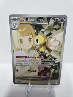 Lillie's Ribombee 164/159 Pokemon TCG S&V Journey Together Illustration Rare - Image 1