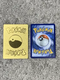 Set of 2 Misty's Psyduck 045/182+Slowpoke&Psyduck GX HP250 Gold Foil Fan Card - Image 5