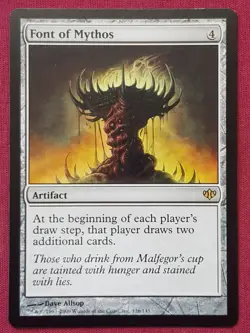 Magic The Gathering CONFLUX FONT OF MYTHOS artifact card MTG - Image 1