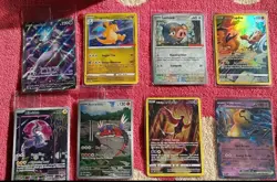 Pokemon Promo Card Lot - 8 Cards - Dragonite GameStop, Mewtwo V, Galarian Birds - Image 1