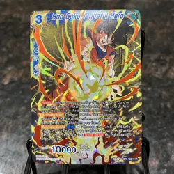 Son Goku Prideful Hero BT8-127 NHR Foil Dragon Ball Super Card Game | NM - Image 1