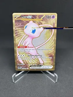 Mew ex 151 Metal Gold UPC 205/165 Sv: Scarlet & Violet 151 Promo Regular Card - Image 1