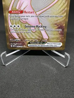 Mew ex 151 Metal Gold UPC 205/165 Sv: Scarlet & Violet 151 Promo Regular Card - Image 4