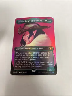 Selvala Heat Of The Wilds Borderless Foil Card #0681 MTG LP - Image 1