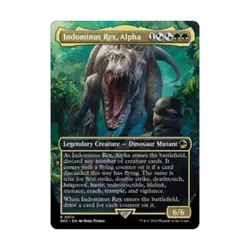 WOTC Universes Beyond: Jurassic World Coll Indominus Rex, Alpha (Borderl Fair - Image 1