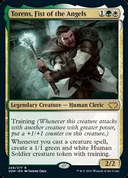 Torens, Fist of the Angels (VOW 249) Near Mint Foil - MTG - Image 1