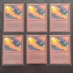 Magic The Gathering Red Elemental Blast x6 Interrupt English Beta Richard Thomas - Image 1