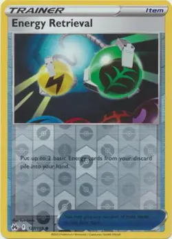 Energy Retrieval 127/159 Reverse Holo | Crown Zenith | Pokemon Card - Image 1