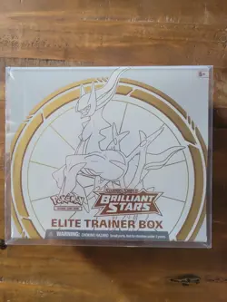 Pokemon TCG Brilliant Stars Elite Trainer Box Sealed ETB Sealed &[Plastic Case] 820650850127 - Image 1