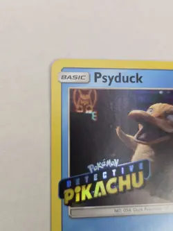 Pokemon TCG Psyduck STAMPED SM199 Holo Detective Pikachu Black Star Promo Card - Image 2