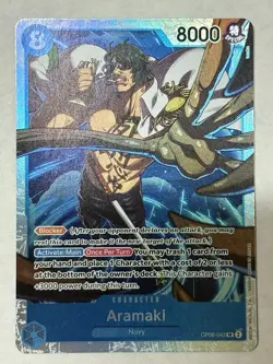 One Piece TCG Aramaki SR Alt Art OP06-043 English Wings Of The Captain - Image 1