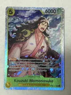 • Kouzuki Momonosuke • OP06-107 SR Wings of the Captain Holo Foil One Piece - Image 1