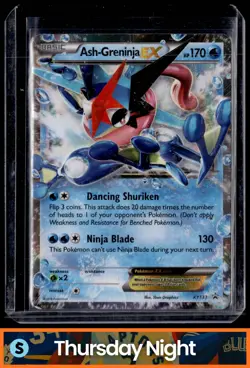 2013 POKEMON XY BLACK STAR PROMOS #XY133 ASH-GRENINJA EX - Image 1